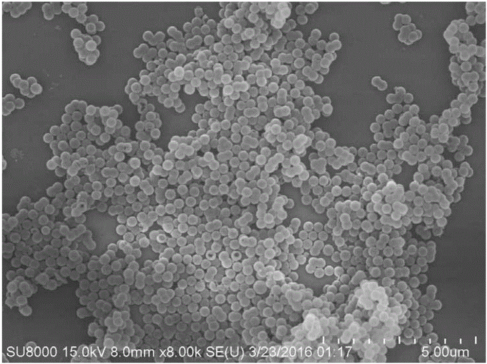 Preparation method of monodisperse hollow mesoporous silica nanoparticle