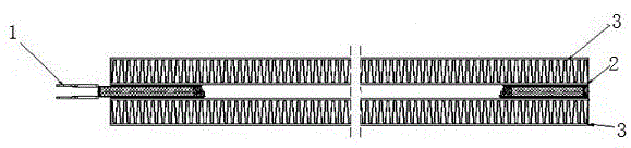 Novel oxide dust prevention PTC (positive temperature coefficient) electric heater element