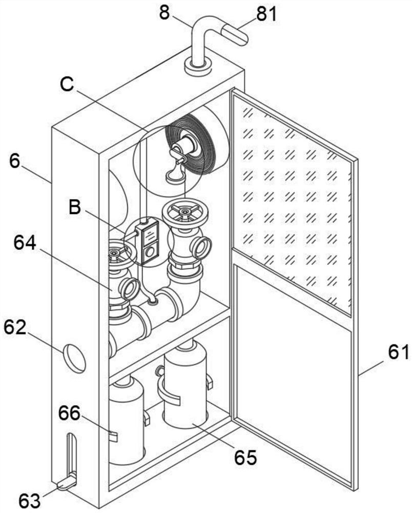 Weak current security equipment for underground garage