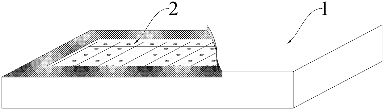 Assembled wall with vacuum box and preparation method of assembled wall