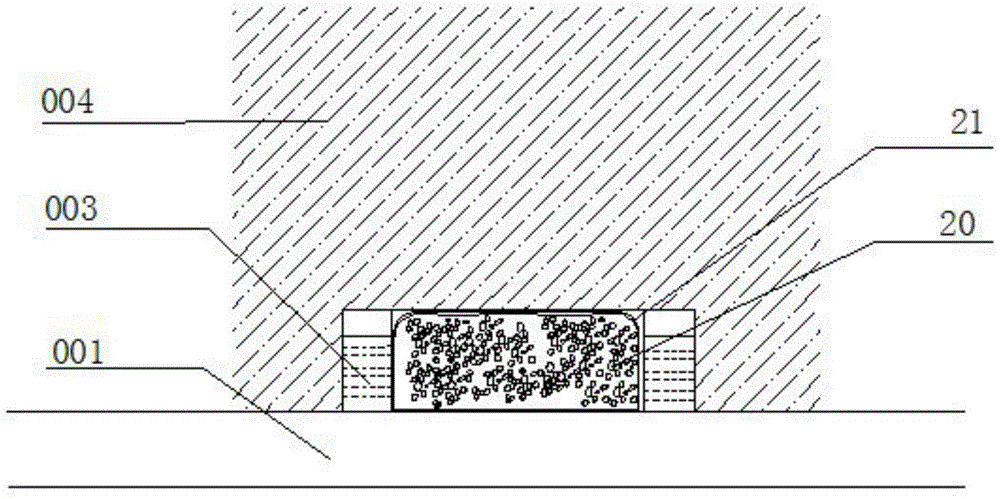 Basement roof drainage system