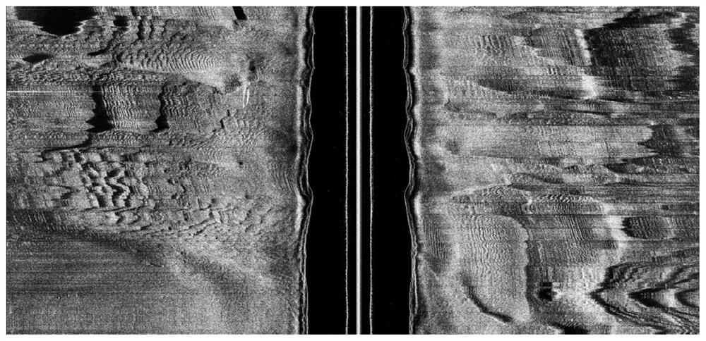 Side-scan sonar seabed sand wave detection method based on multi-scale convolution and pooling strategy