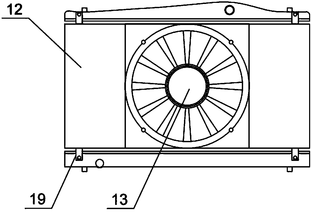 Cooling system and method of motor and controller