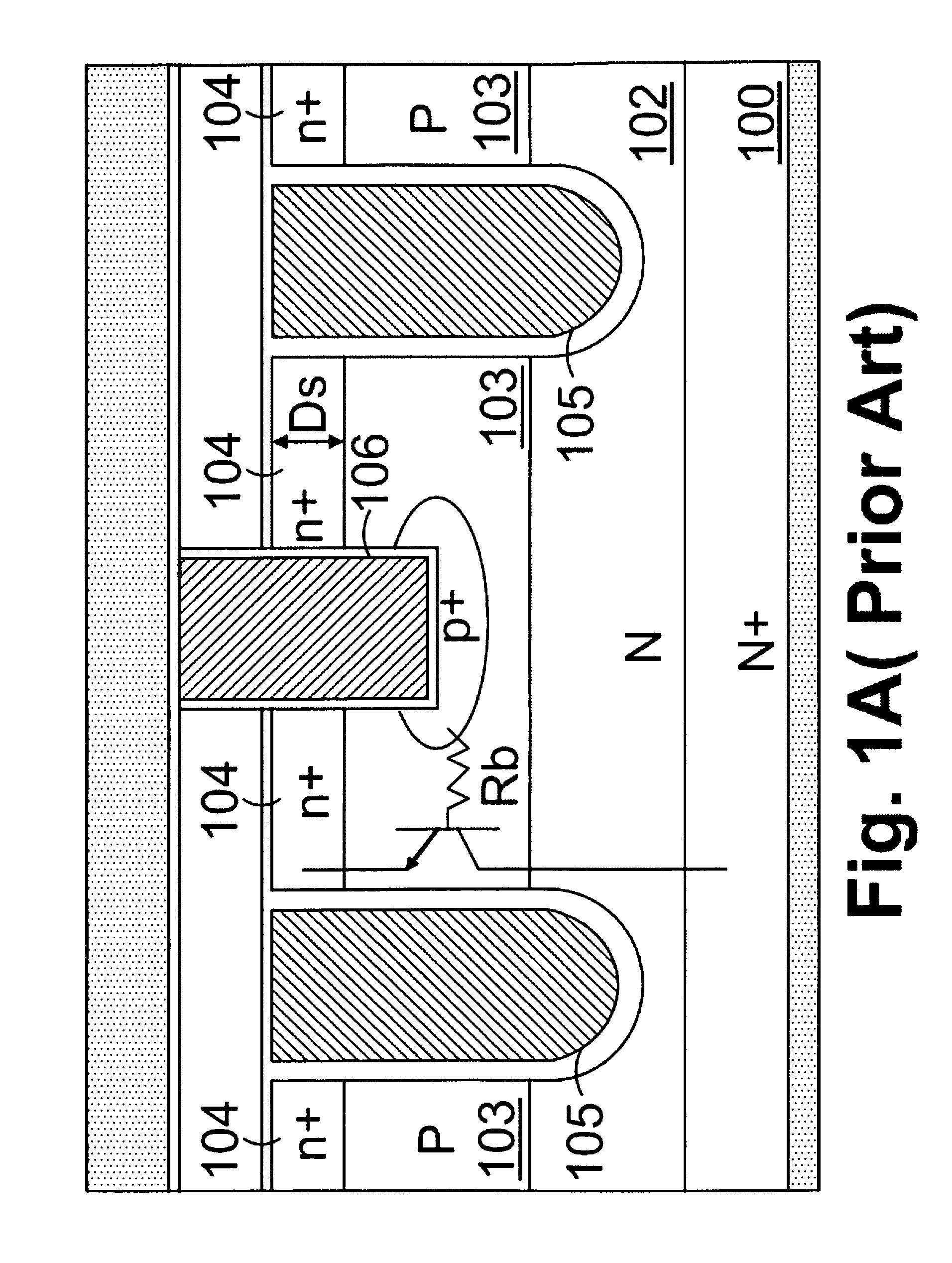 Trench MOSFET structures using three masks process