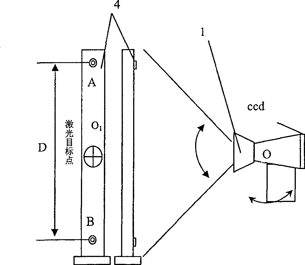 Leveling compensating mechanism in photoelectric measurement instrument