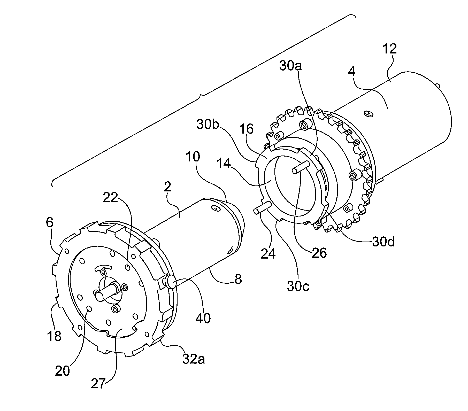 Robust manual connector for robotic arm end effector