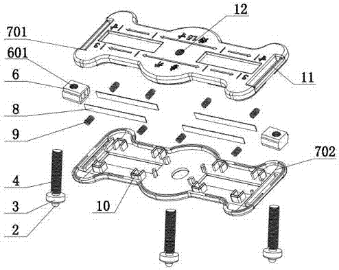 Bandage type acupoint pressing instrument