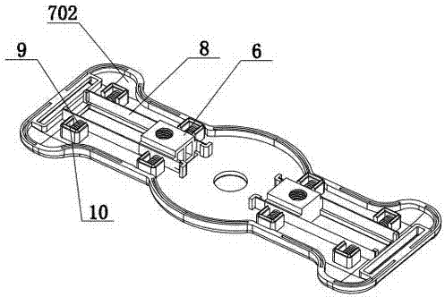 Bandage type acupoint pressing instrument