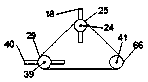 Polishing device by utilizing impulsator to measure speed