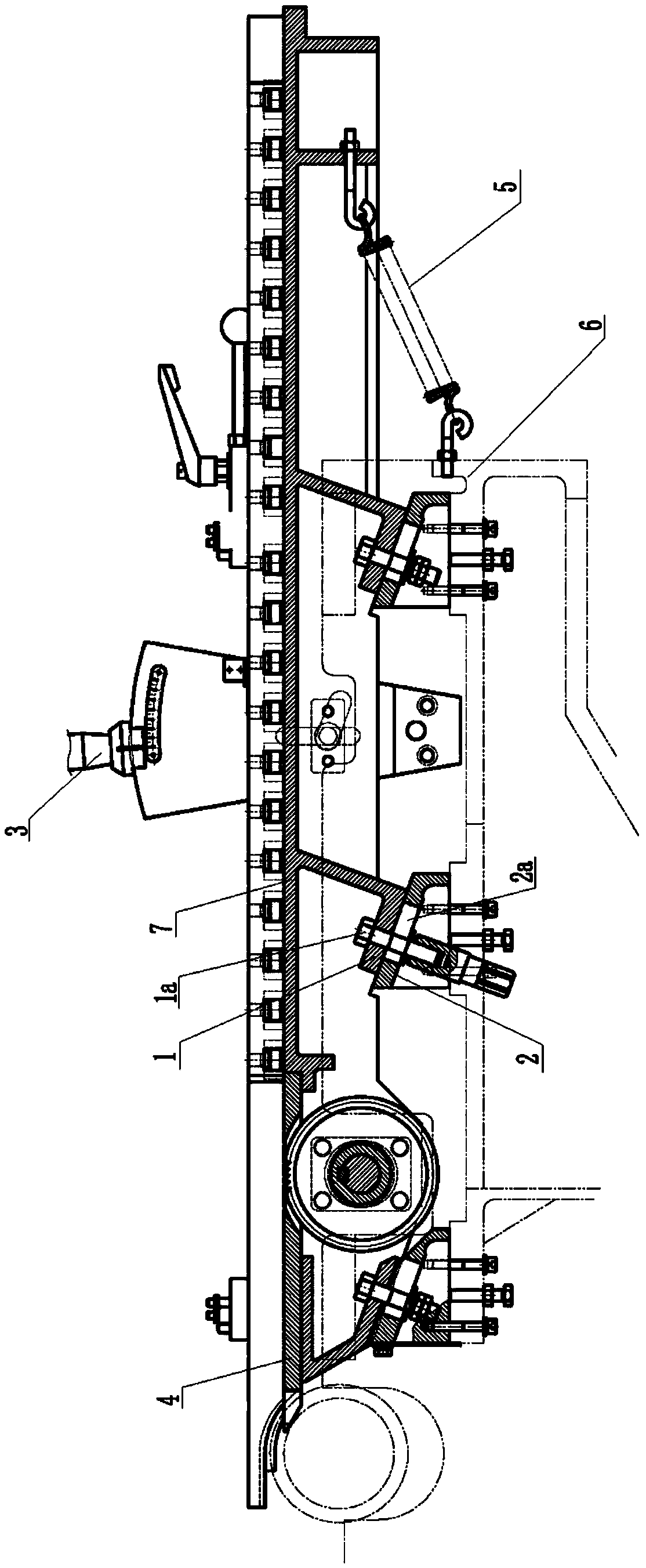 Adjusting and locking mechanism of woodworking machine tool workbench