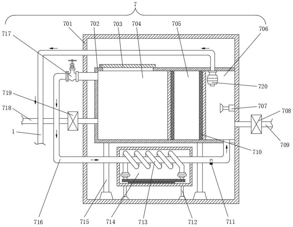 Waste gas combustion treatment device with turn-back type multi-stage rotational flow oxidation function