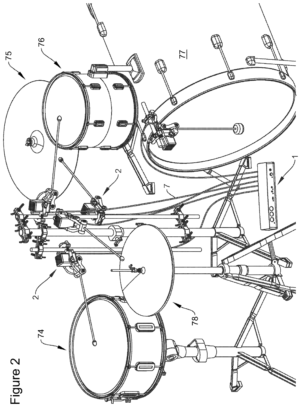 System and method for automatic drumming