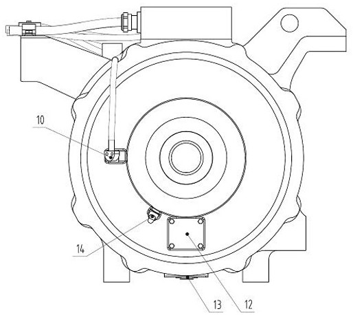 Motor train unit traction motor