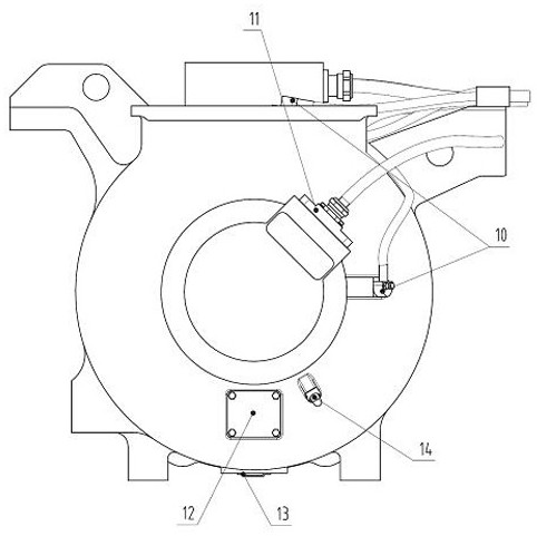 Motor train unit traction motor