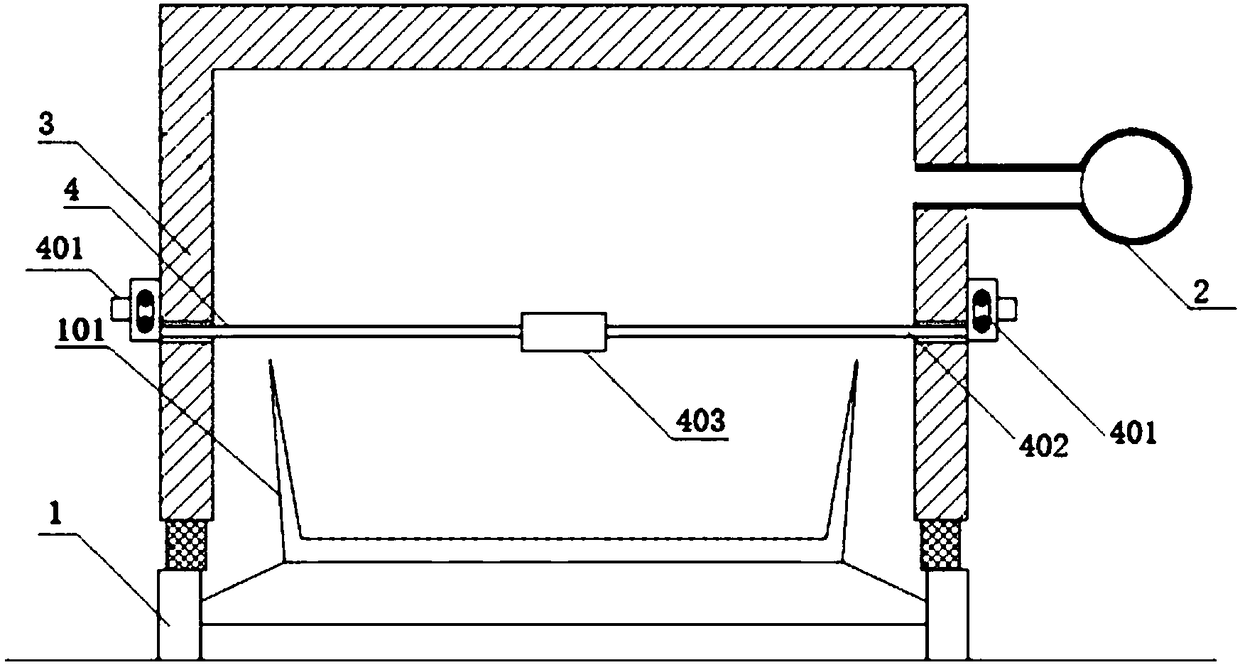 Combustion measurement device used for blowing assisted sintering method and combustion measurement method used for blowing assisted sintering method