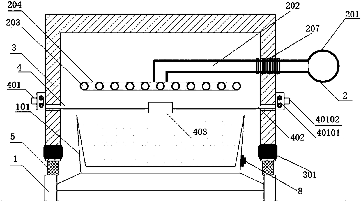 Combustion measurement device used for blowing assisted sintering method and combustion measurement method used for blowing assisted sintering method