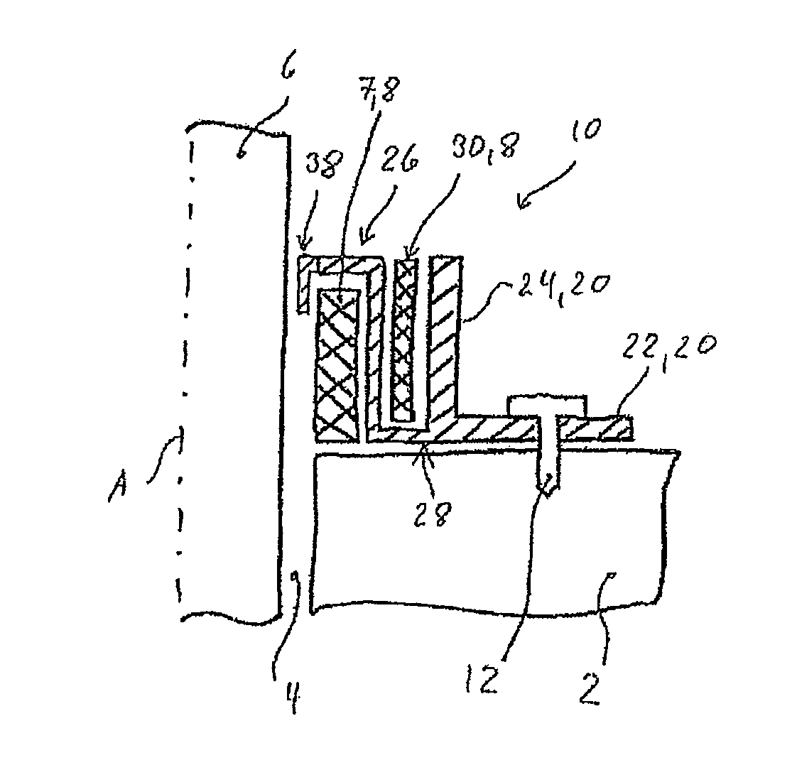 Bracket for a firestop collar and use of this bracket