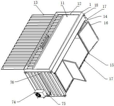 A rice planting box with the function of completely preserving roots and hairs