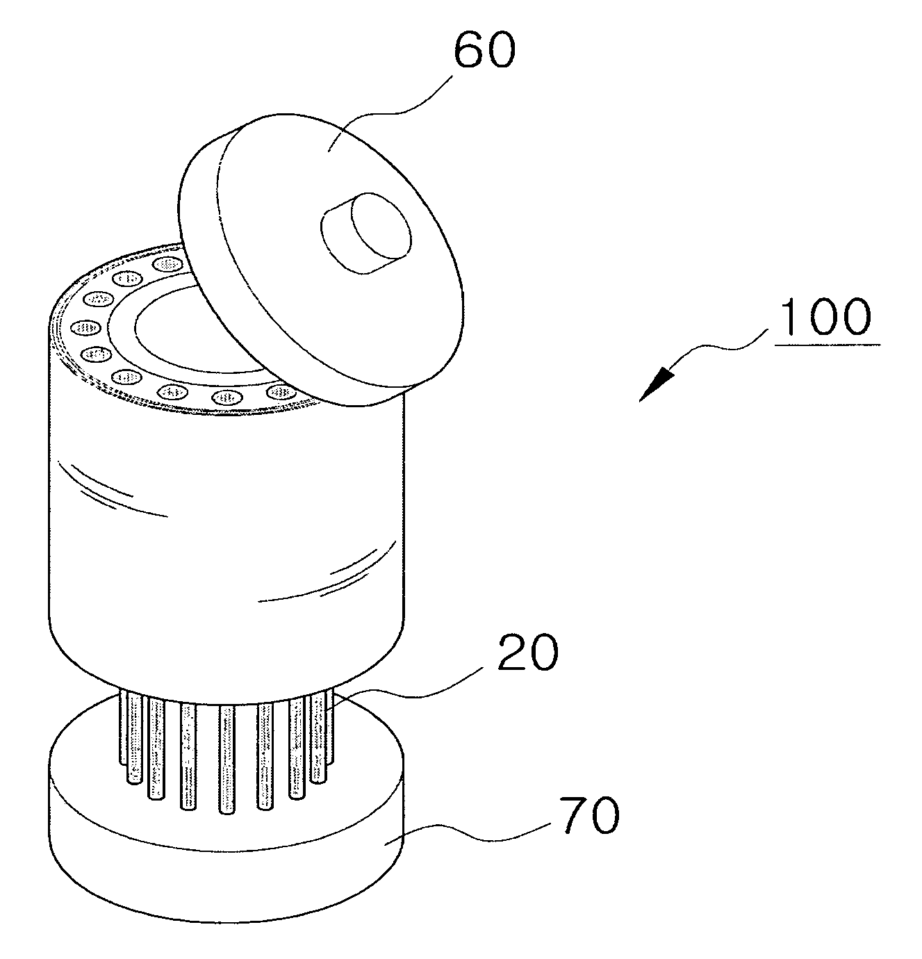 Well type neutron counter containing an annular He-3 detector tube