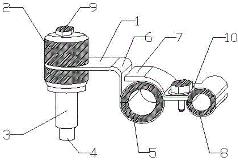 High-pressure wire braided hose with oil-resistant and flame-retardant properties