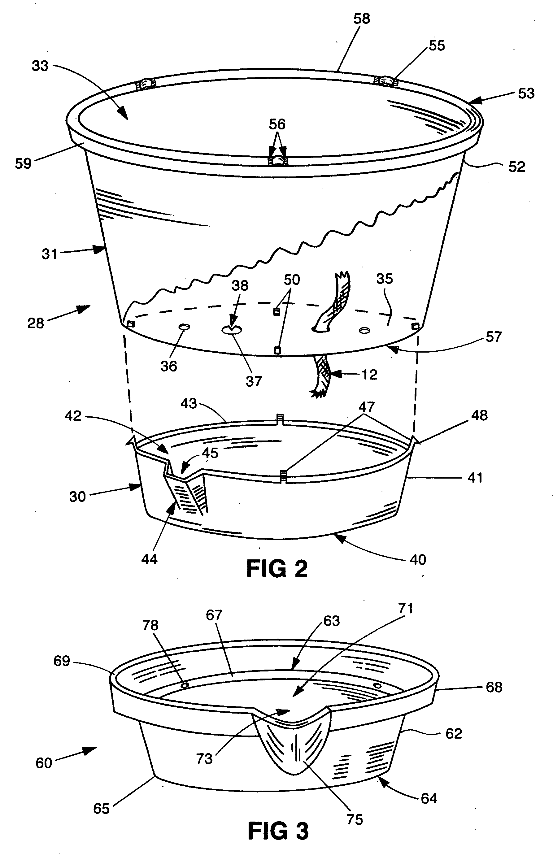 Self watering plant receptacle