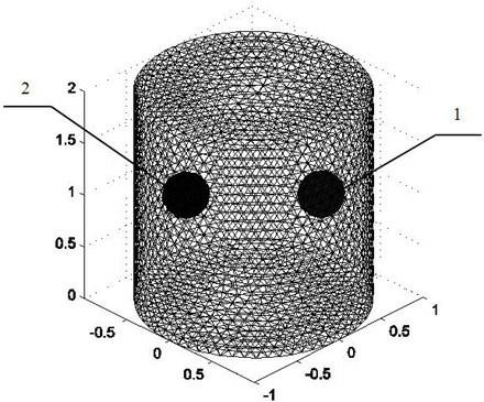 Three-dimensional electrical impedance tomography method based on crisscross-arranged electrodes