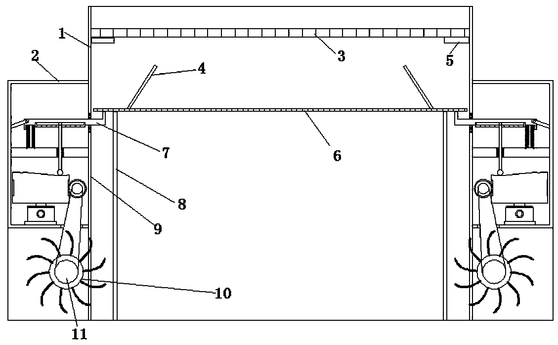 Highway drainage device