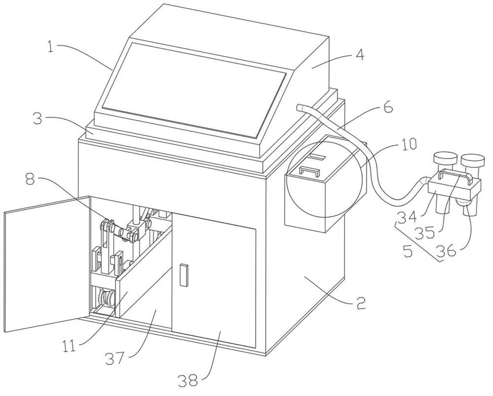 Instrument for preventing blood coagulation in hemodialysis