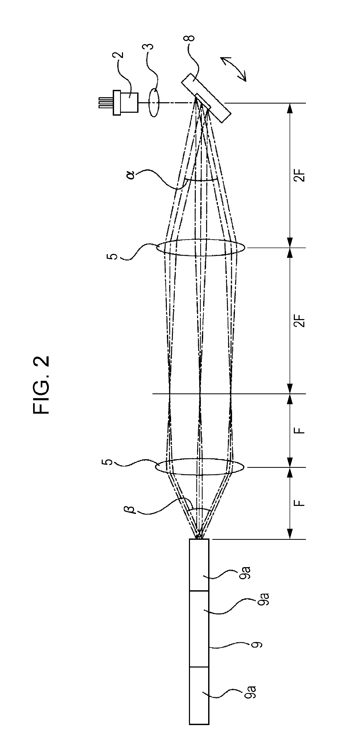 Light condensing lens and three-dimensional distance measuring apparatus