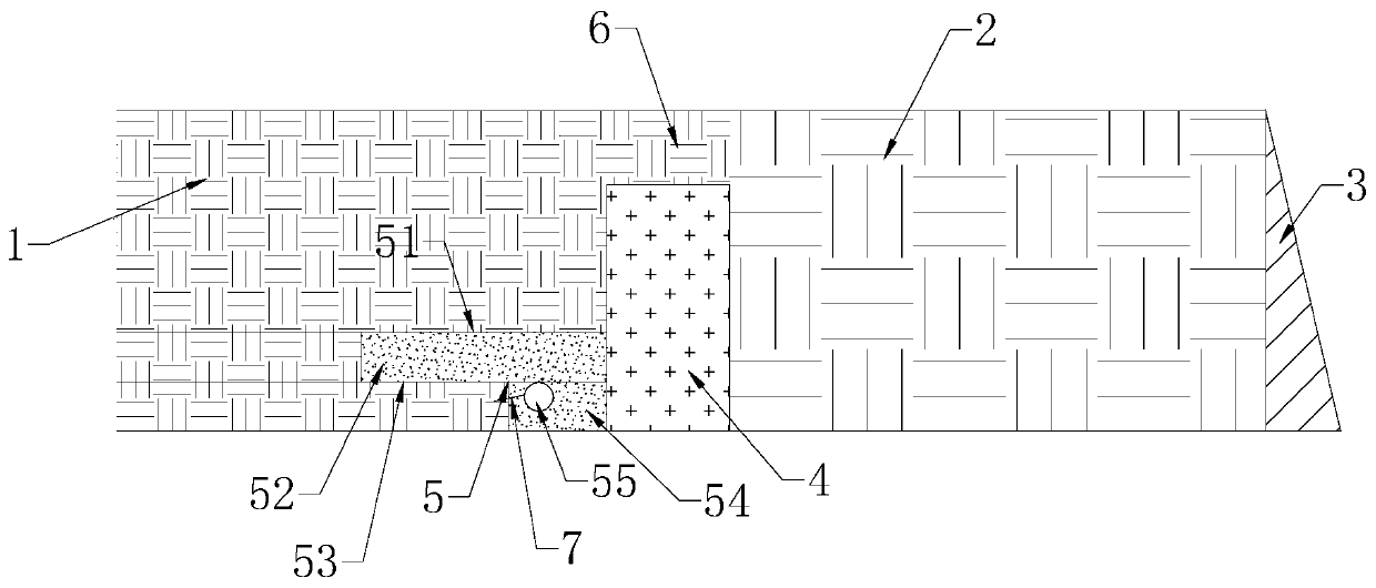 Planting land based on improvement of tidal-flat saline-alkali soil and improvement method of tidal-flat saline-alkali soil