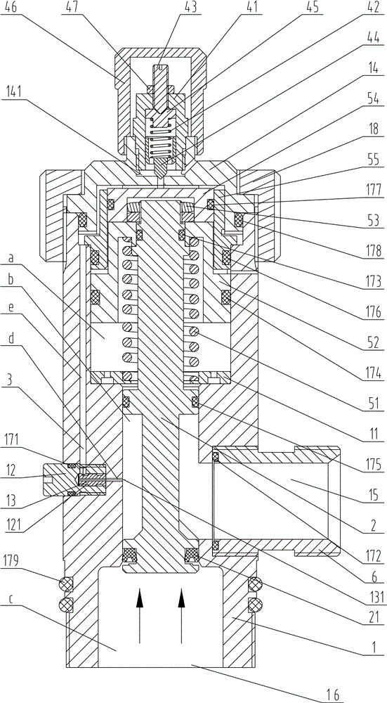 Constant-pressure container valve