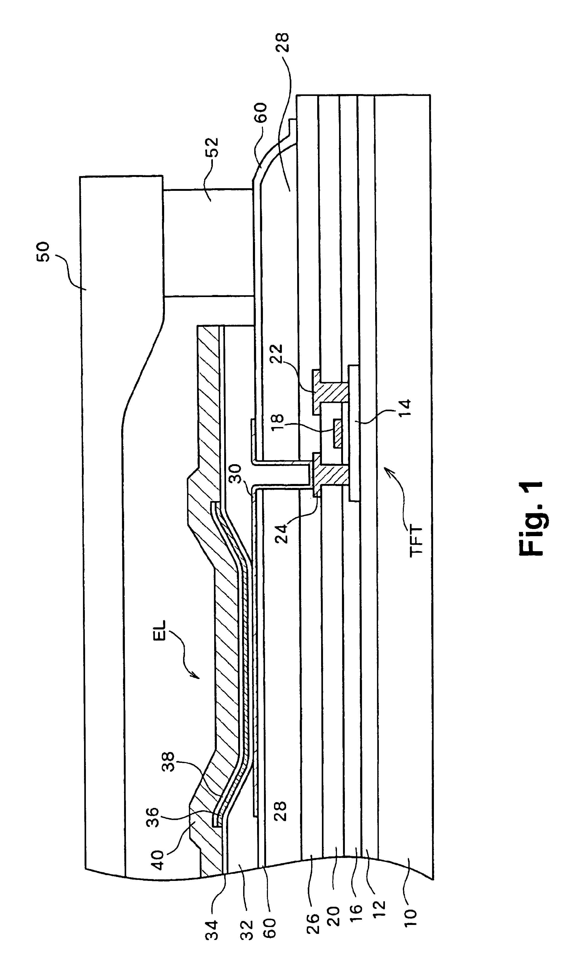 Organic electroluminescence panel