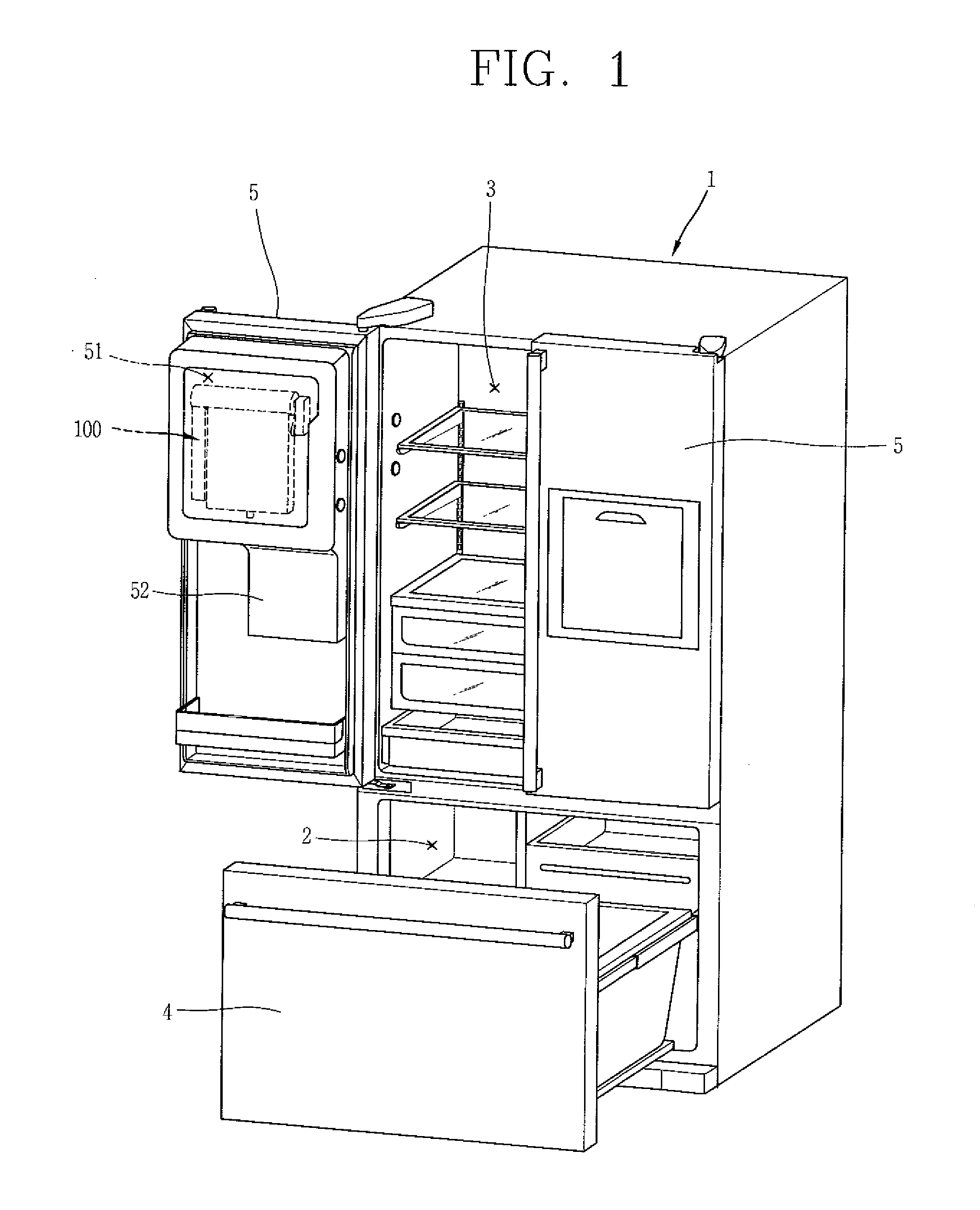 Ice maker, refrigerator having the same, and ice making method thereof