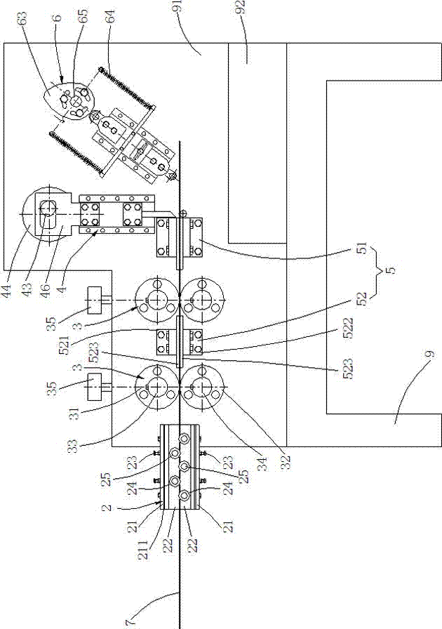 Automatic punching machine for steel strip