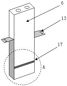 A device and method for simulating the formation of cracks in initially solidified slabs in continuous casting crystallizers