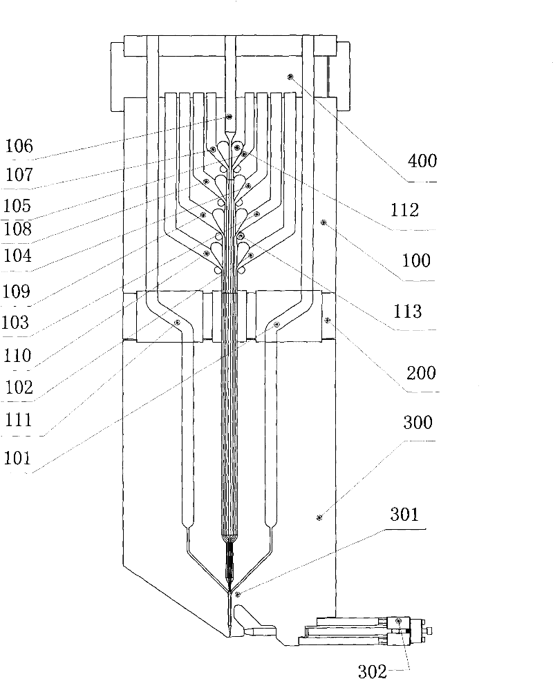 Eleven-layer coextrusion runner system