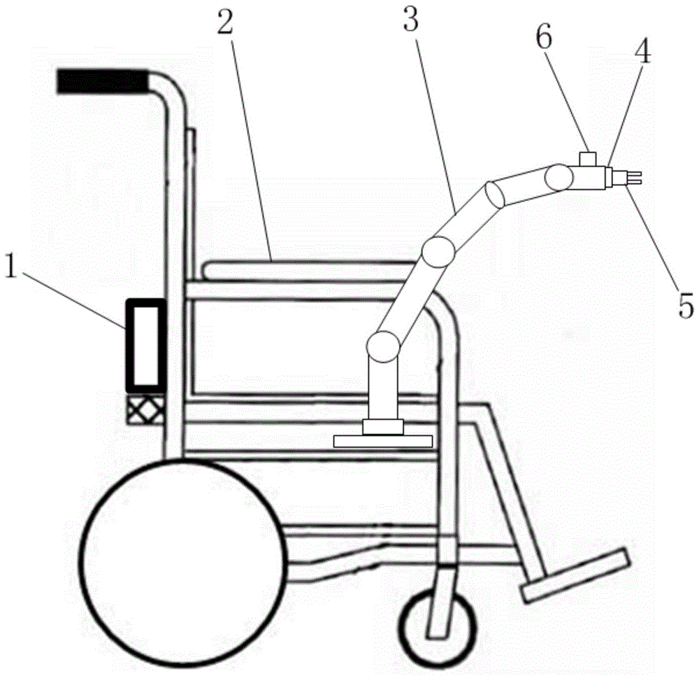 Intelligent wheelchair capable of autonomously opening the door and method for autonomously opening the door