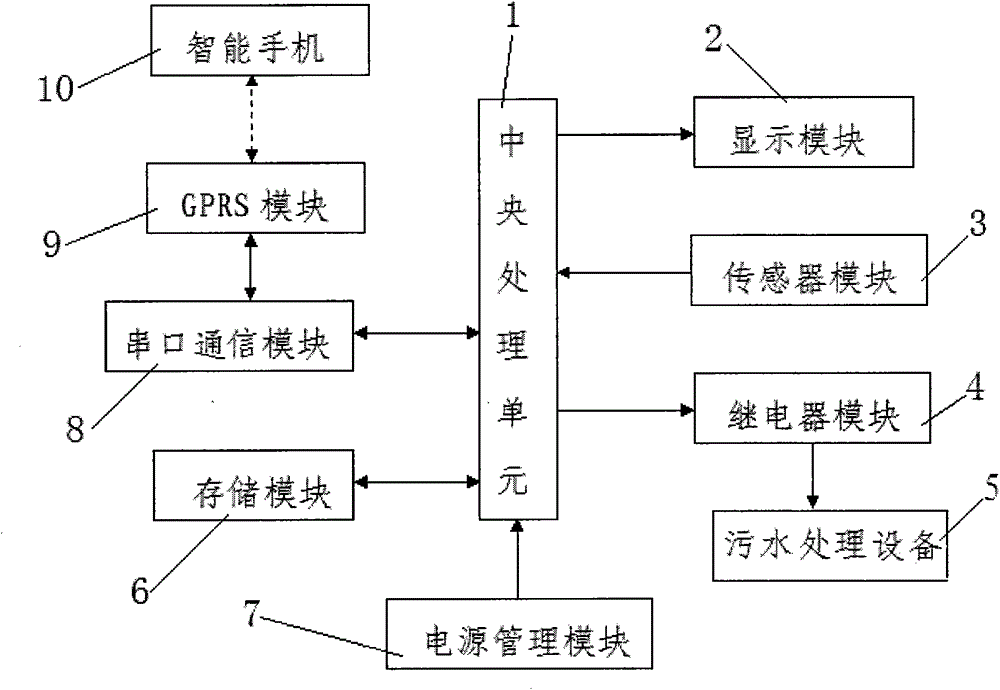 Remote sewage detection system