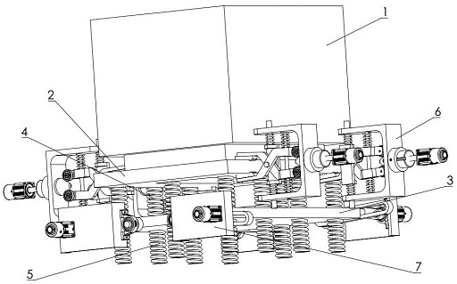 An intelligent marine diesel engine attitude adjustment device