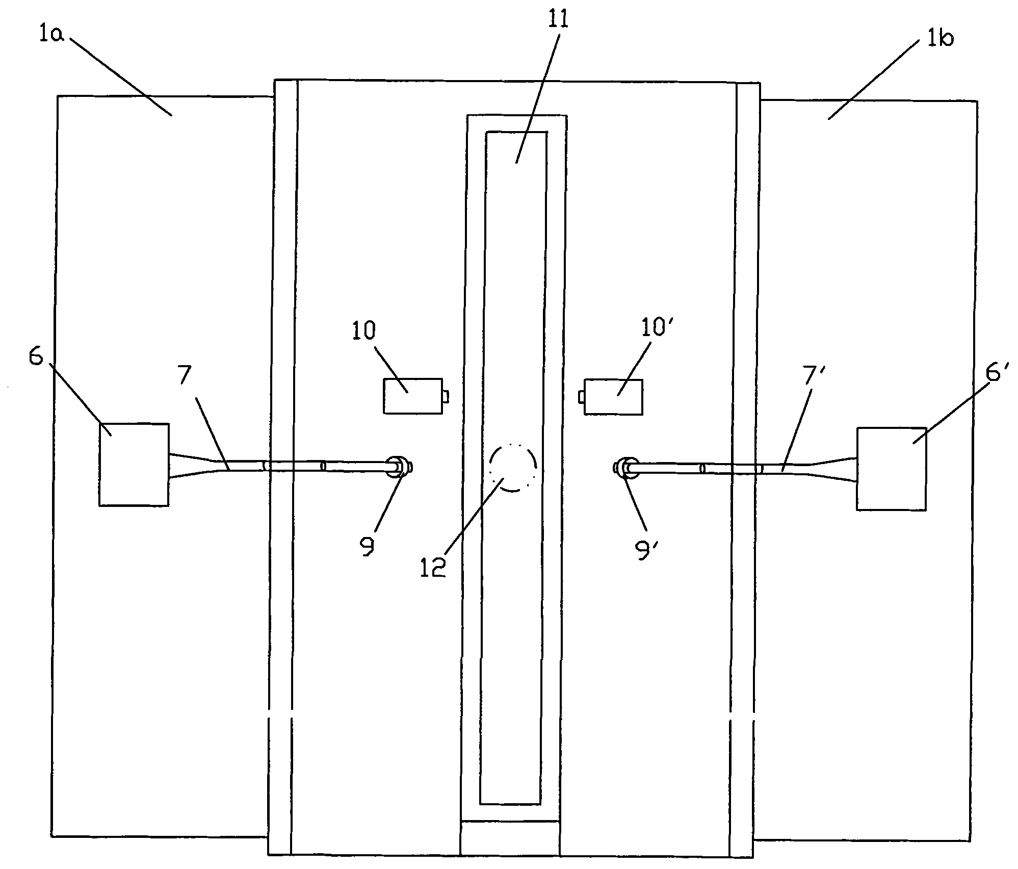 Method and device for preventing thin-strip continuous casting molten bath surface from contaminating