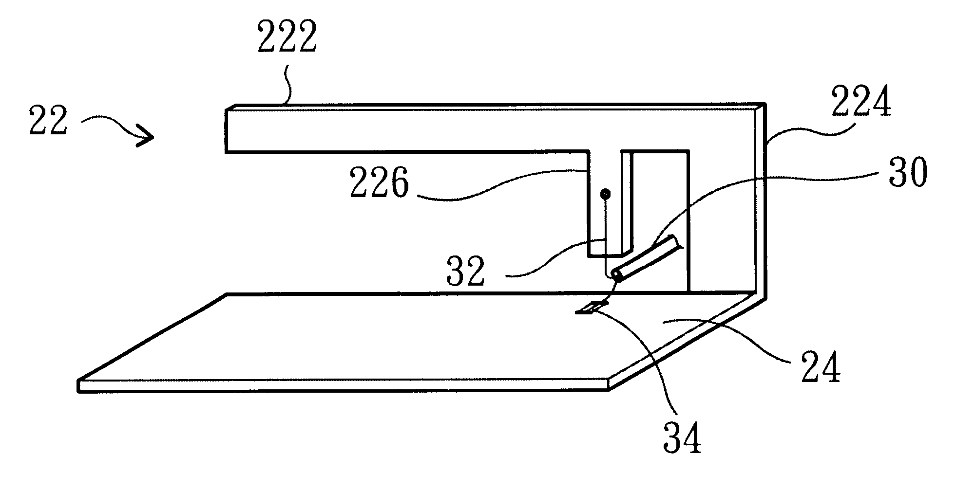 Structure of an antenna and method for manufacturing the same