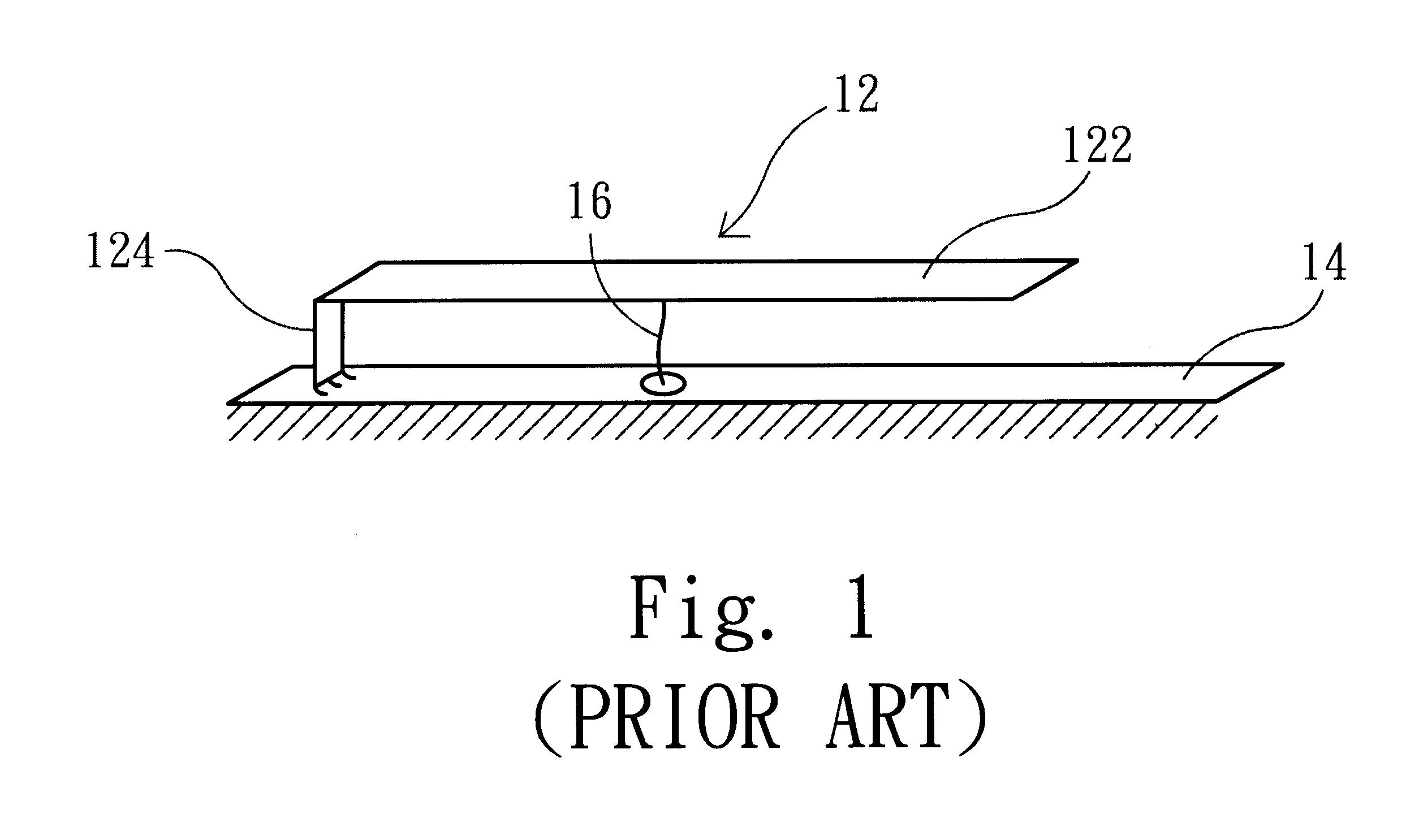 Structure of an antenna and method for manufacturing the same