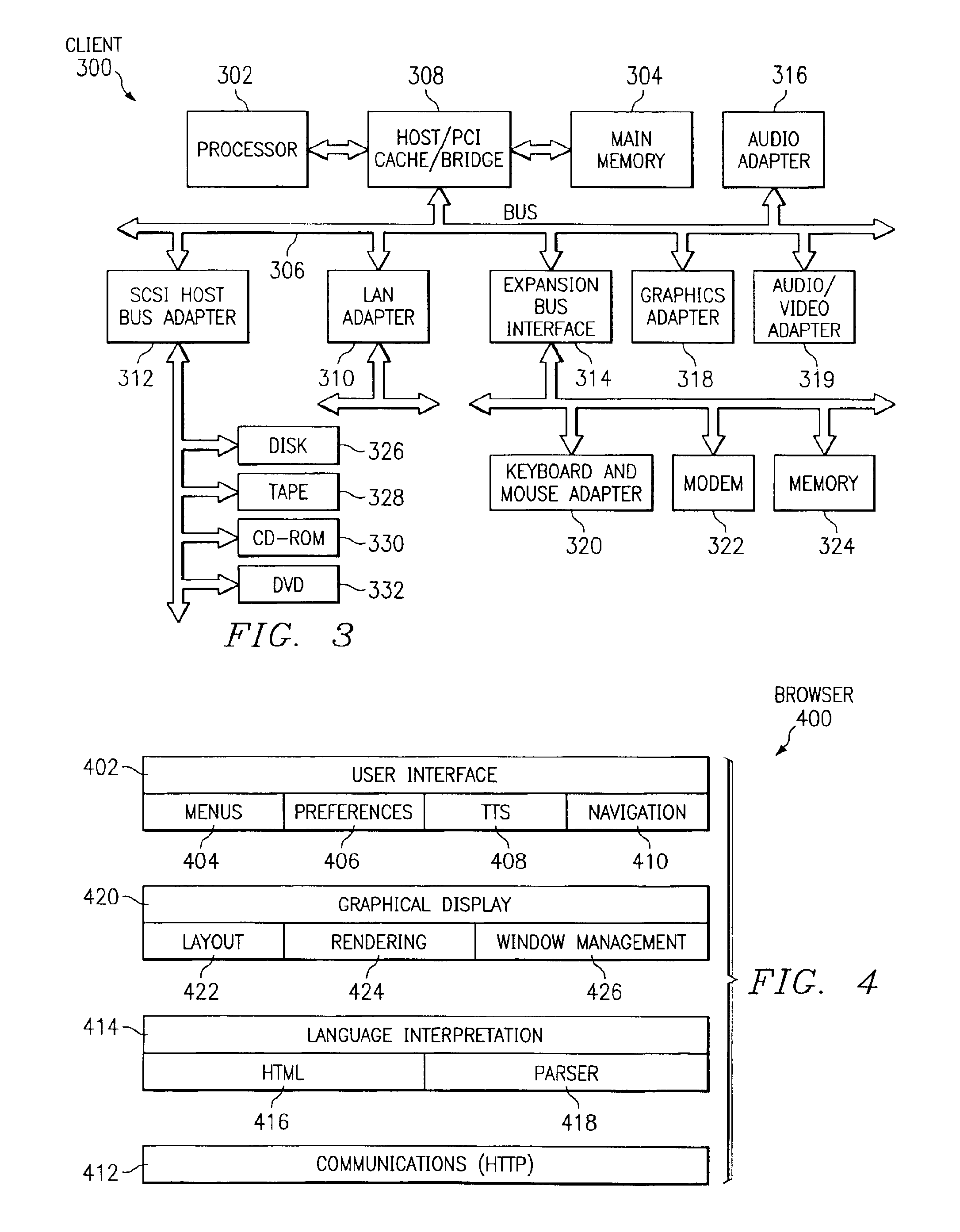 Method for providing a description of a user's current position in a web page