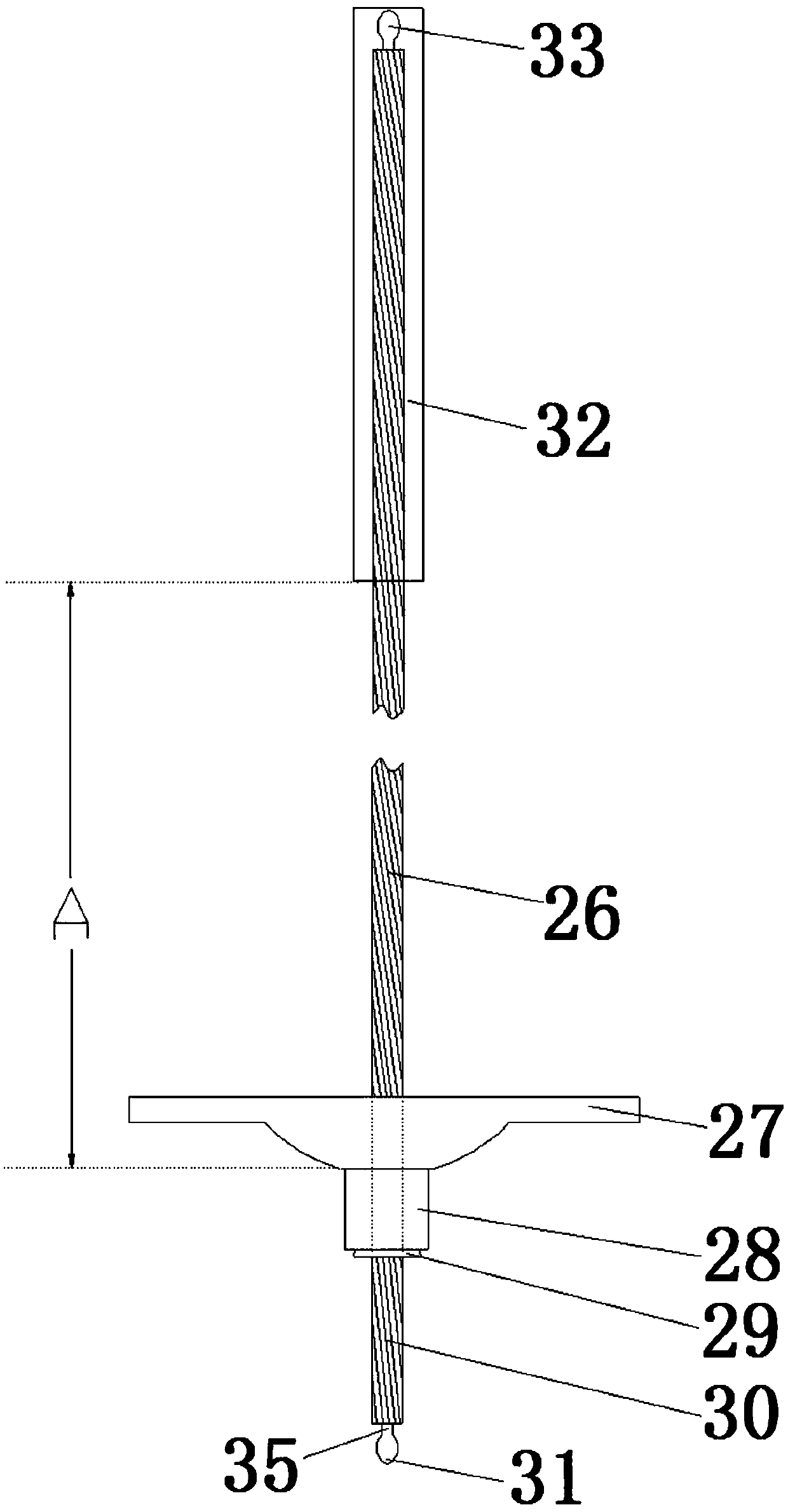 High-ductility dynamic coupling mining anchor cable device