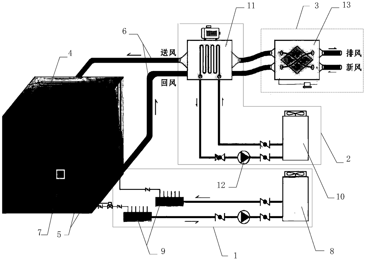 Capillary tube radiation control system