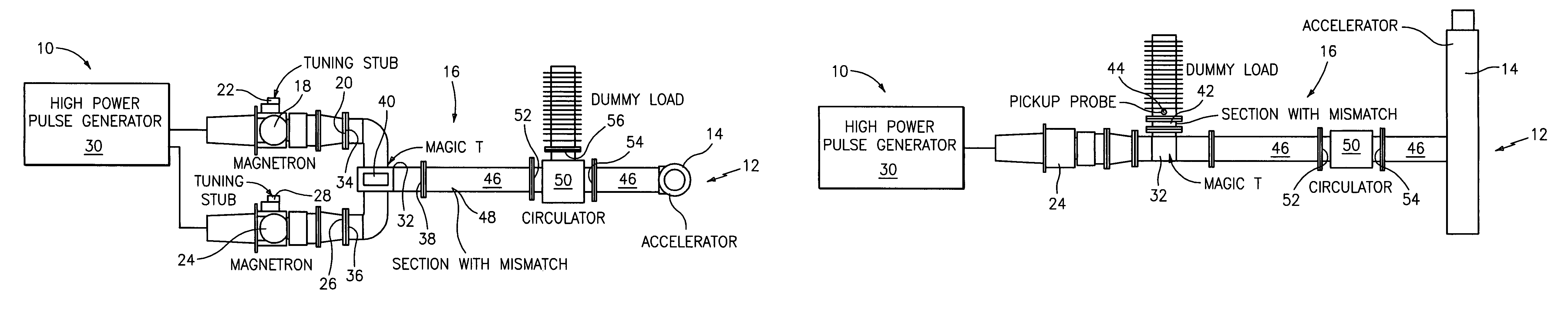 Microwave system for driving a linear accelerator