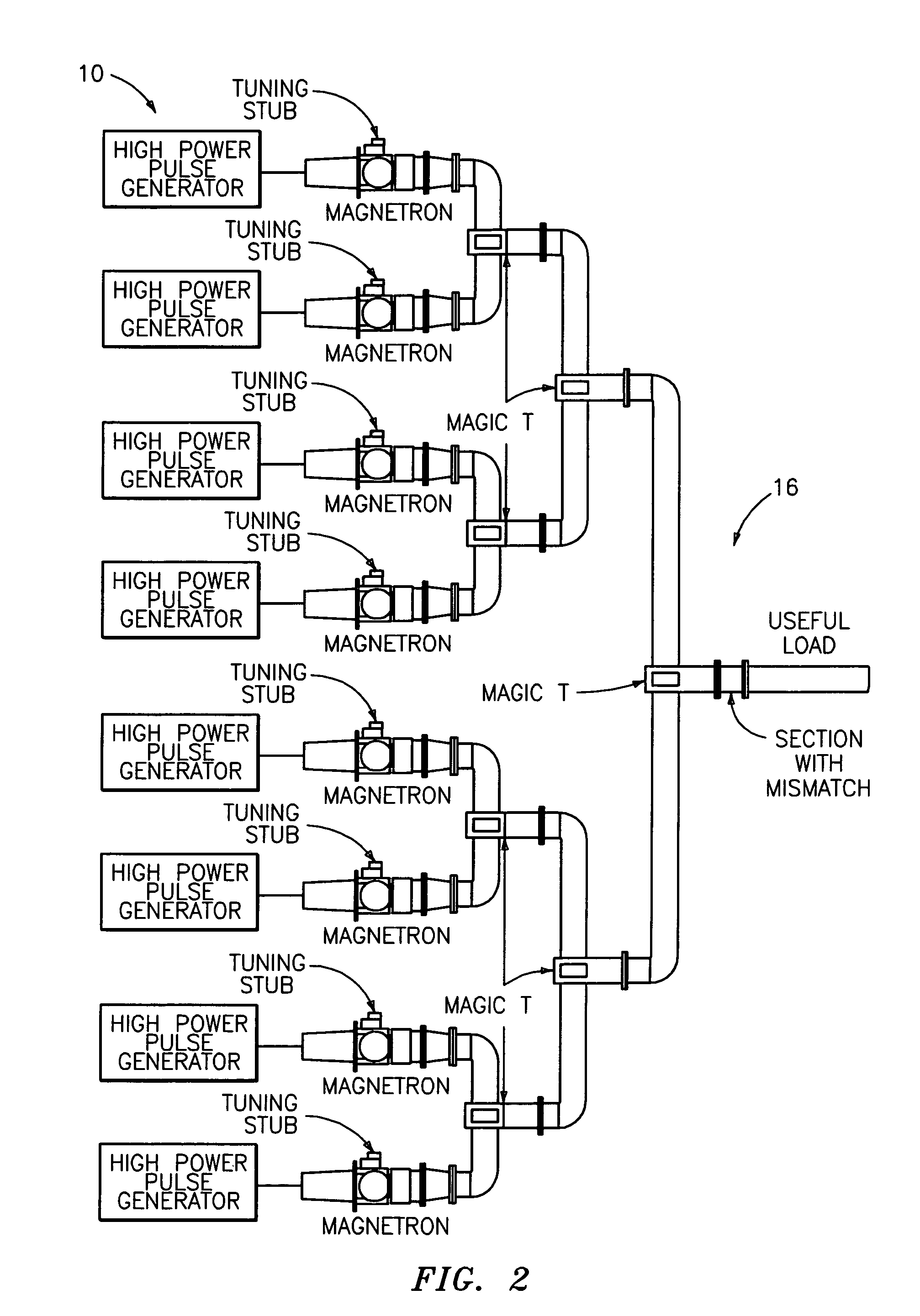 Microwave system for driving a linear accelerator