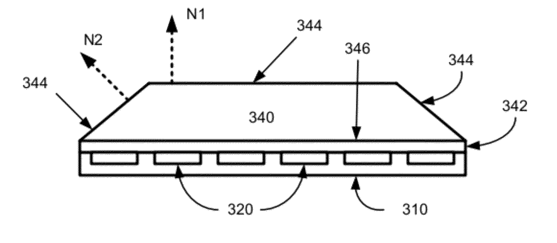 3D Light Extraction System With Uniform Emission Across