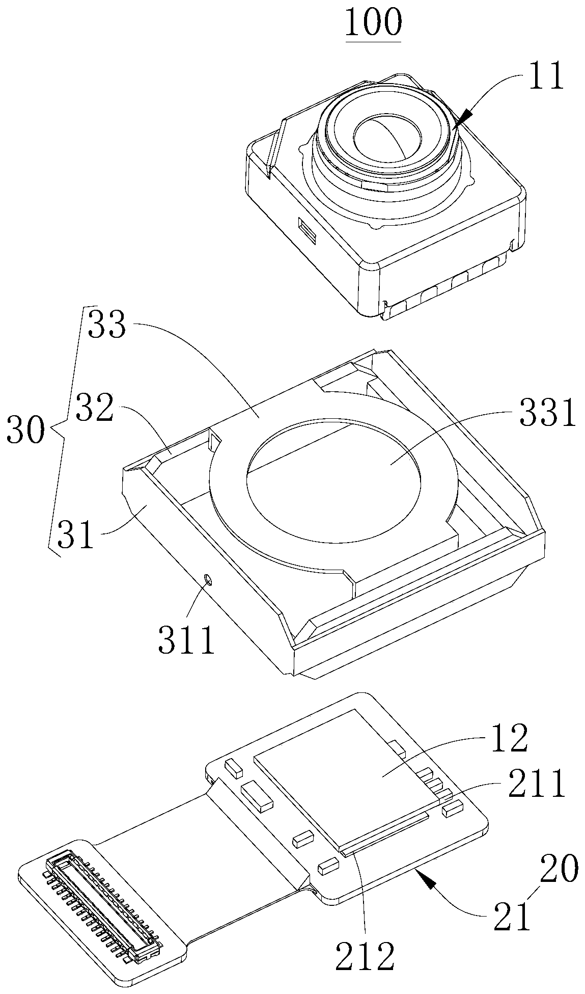 Anti-shake camera module and electronic equipment