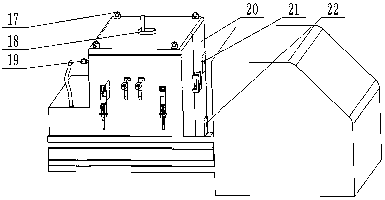 Vehicle-mounted double-water-tank type oilfield water meter field calibration device and method